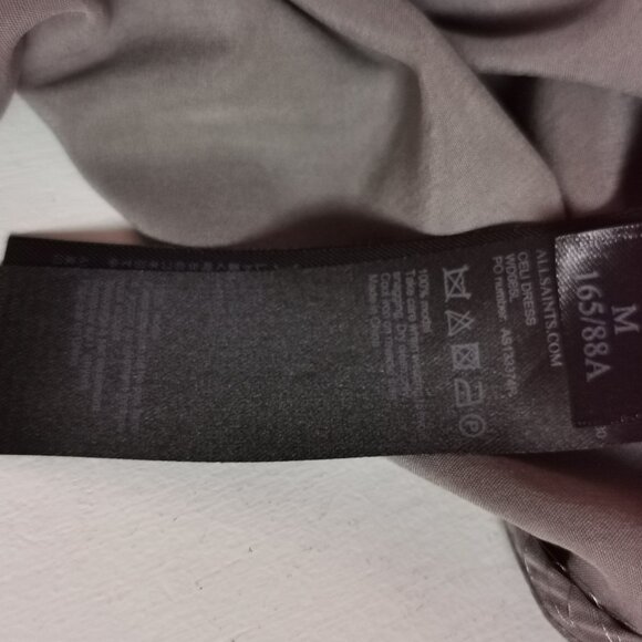 All Saints Shirt Style  Grey/Green Dress - Picture 10 of 12
